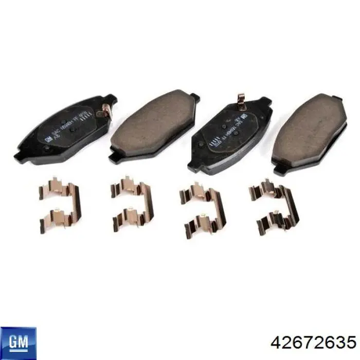 42566753 Opel Pastillas delanteras