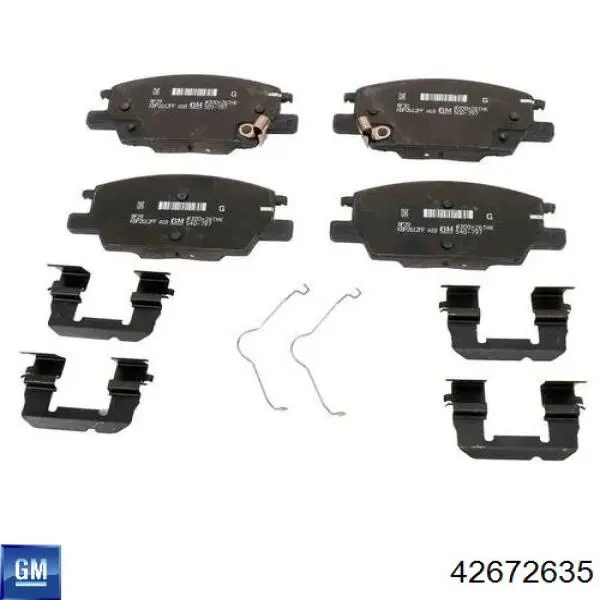 Pastillas de freno delanteras Opel 42566753