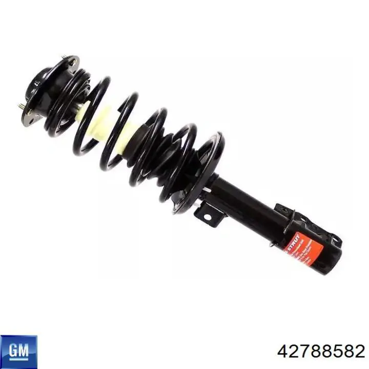 Amortiguador trasero 23264176 Opel
