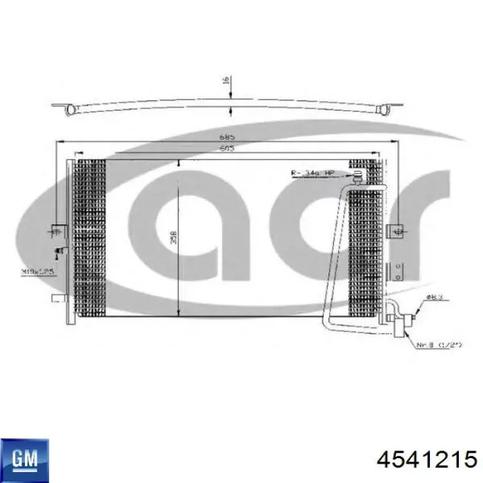 300305 ACR condensador aire acondicionado