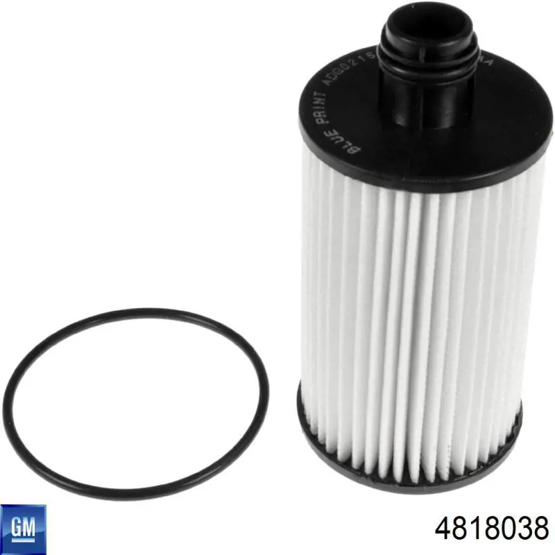 Filtro de aceite General Motors 4818038