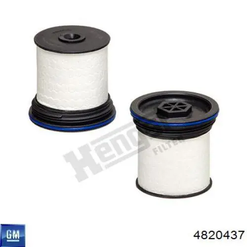 Filtro de combustible 4820437 General Motors