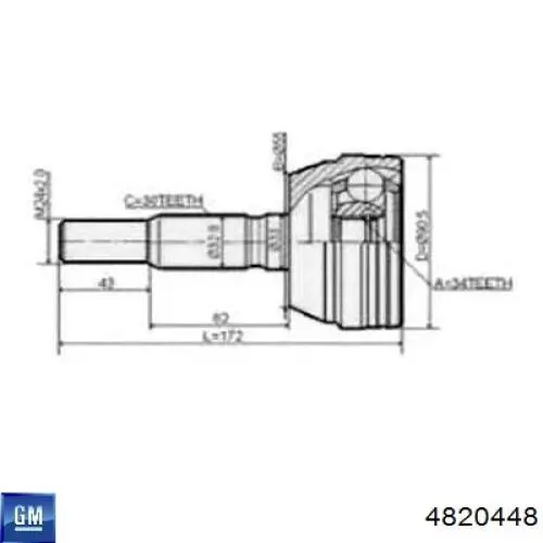 95299896 Peugeot/Citroen