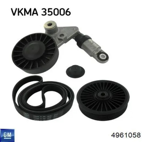 Correa trapezoidal Opel Astra 51, 52, F35, M35