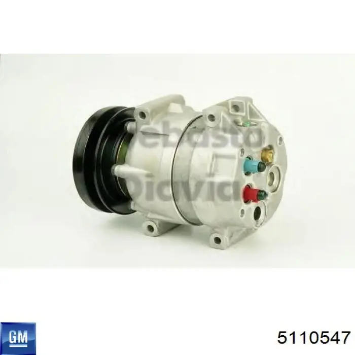 Compresor de aire acondicionado 5110547 General Motors