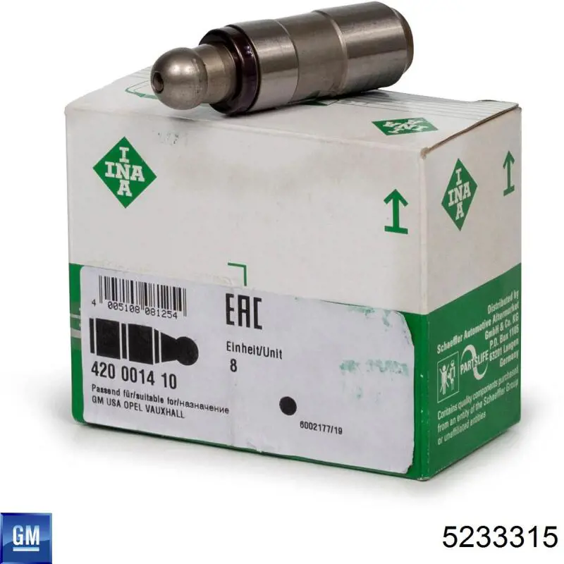 Empujador de válvula Chevrolet Aveo 2 T250, T255