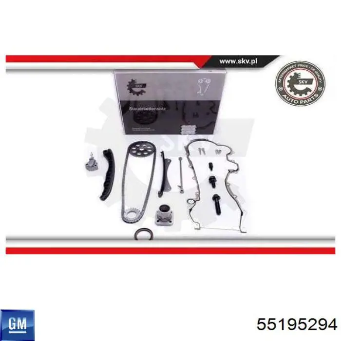 55195294 General Motors kit de cadenas de distribución