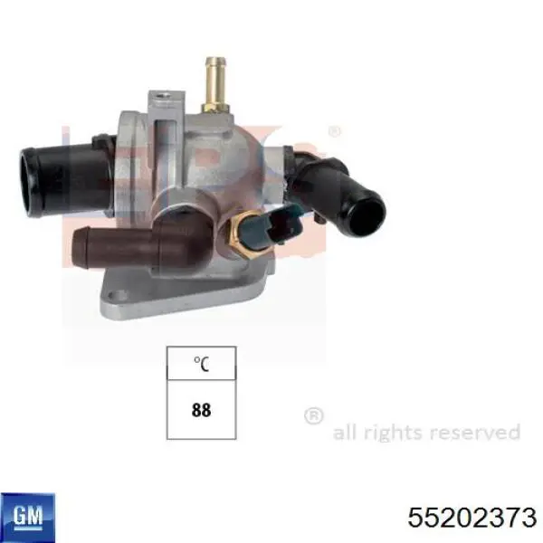 Comprar 55202373 General Motors Termostato