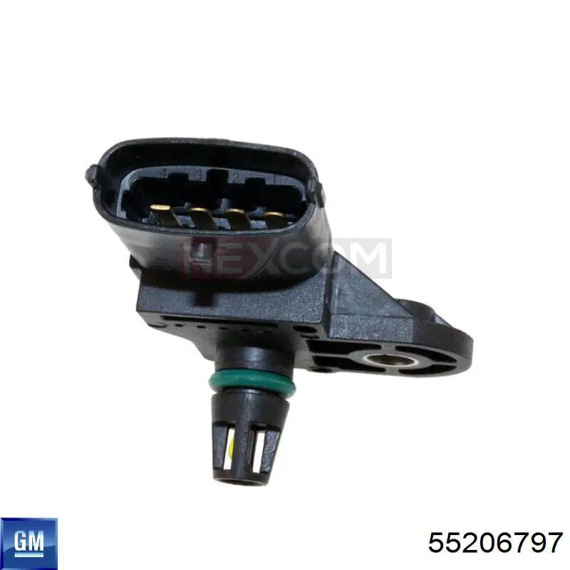 55206797 General Motors sensor de presion del colector de admision