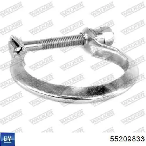 Abrazadera delantera del silenciador General Motors 55209833 precio, desde 11,89 EUR