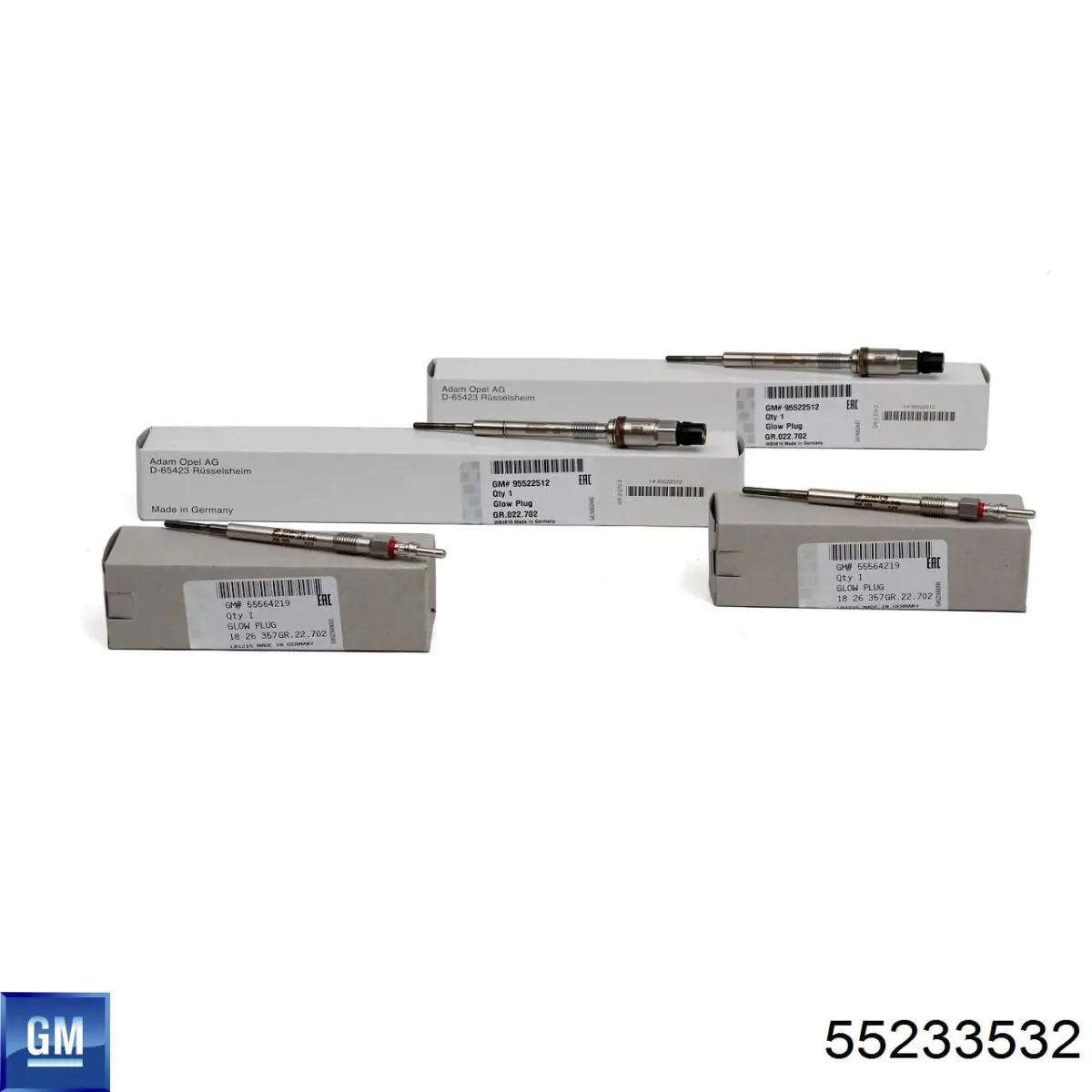 Bujías incandescentes General Motors 55233532 precio, desde 166,38 EUR