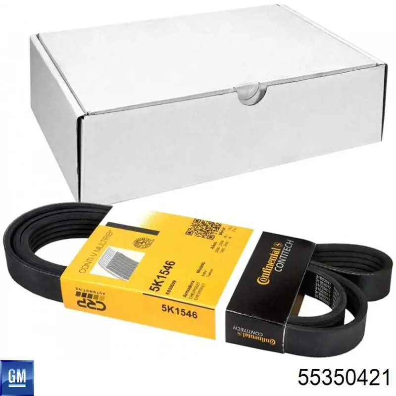 Correa de alternador 55350421 General Motors