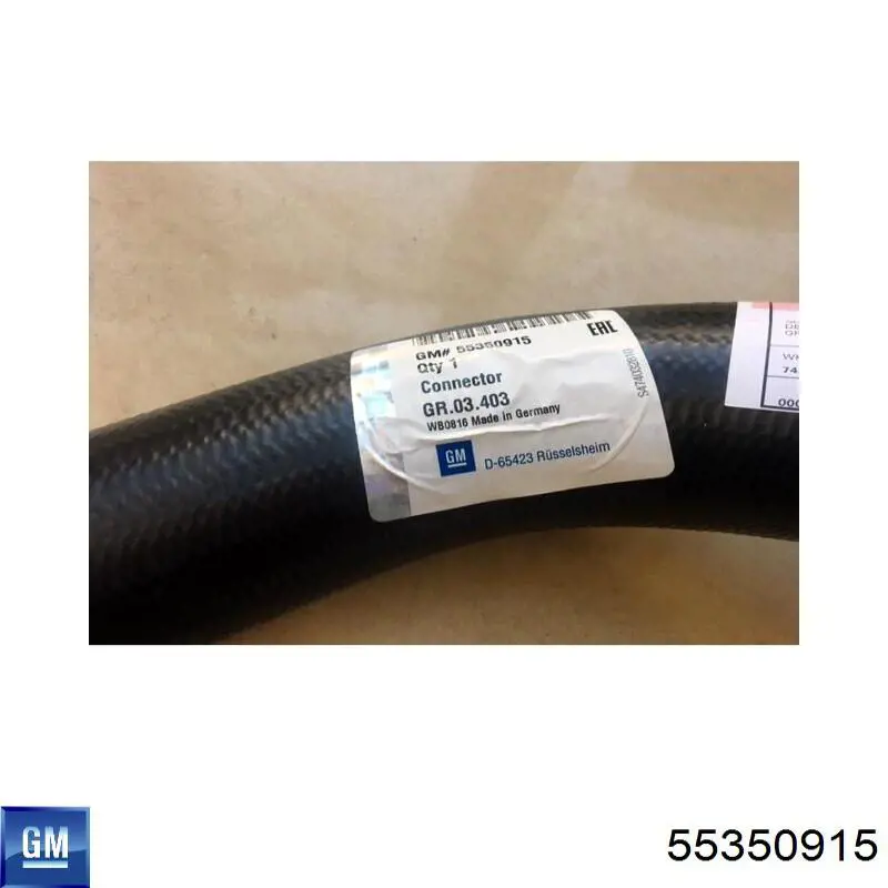 225260 Impergom tubo flexible de aire de sobrealimentación superior izquierdo