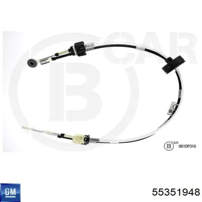 001OP310 B CAR cables de caja de cambios