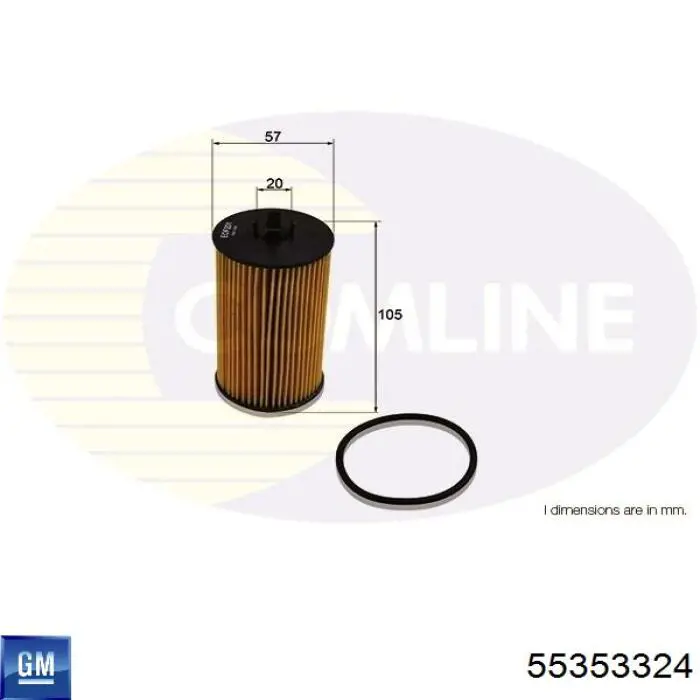 Filtro de aceite Opel Zafira P12
