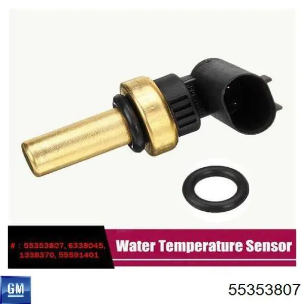 Sensor de temperatura del refrigerante General Motors 55353807 precio, desde 11,65 EUR