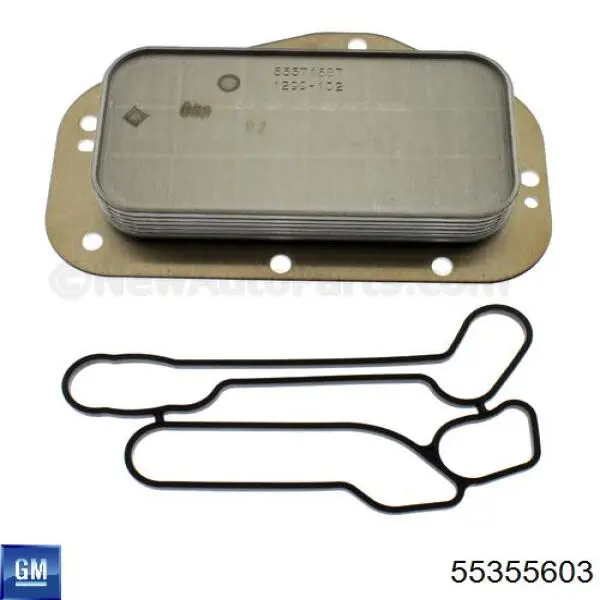 Radiador de aceite 55355603 General Motors