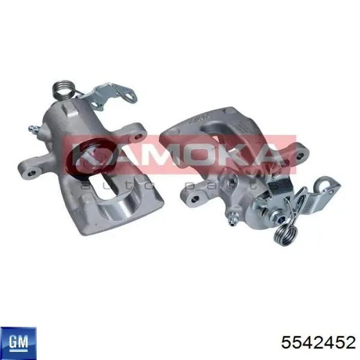 5542452 General Motors pinza de freno trasero derecho