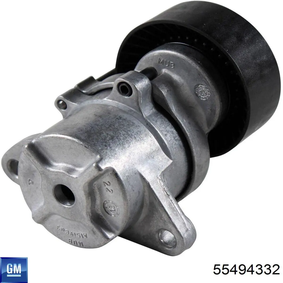Polea inversión / guía, correa poli V 55494332 General Motors