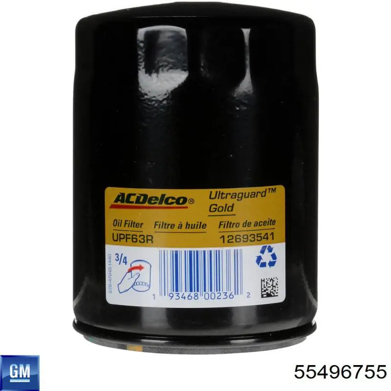 Filtro de aceite General Motors 55496755 precio, desde 7,41 EUR
