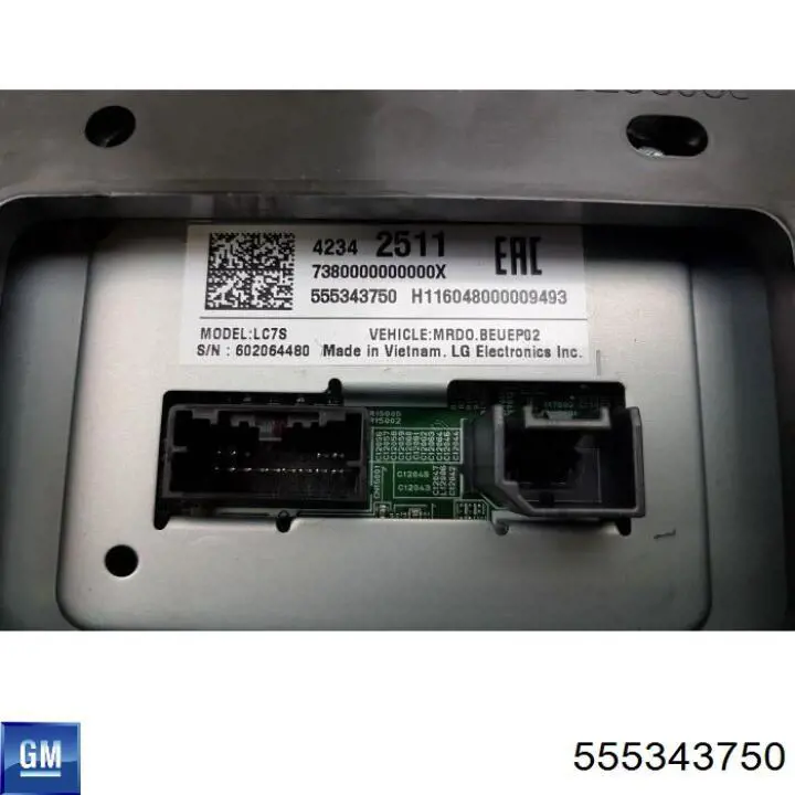 Cable de freno de mano trasero izquierdo 42599463 Opel
