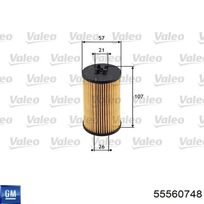 Comprar 55560748 General Motors Portafiltro de aceite