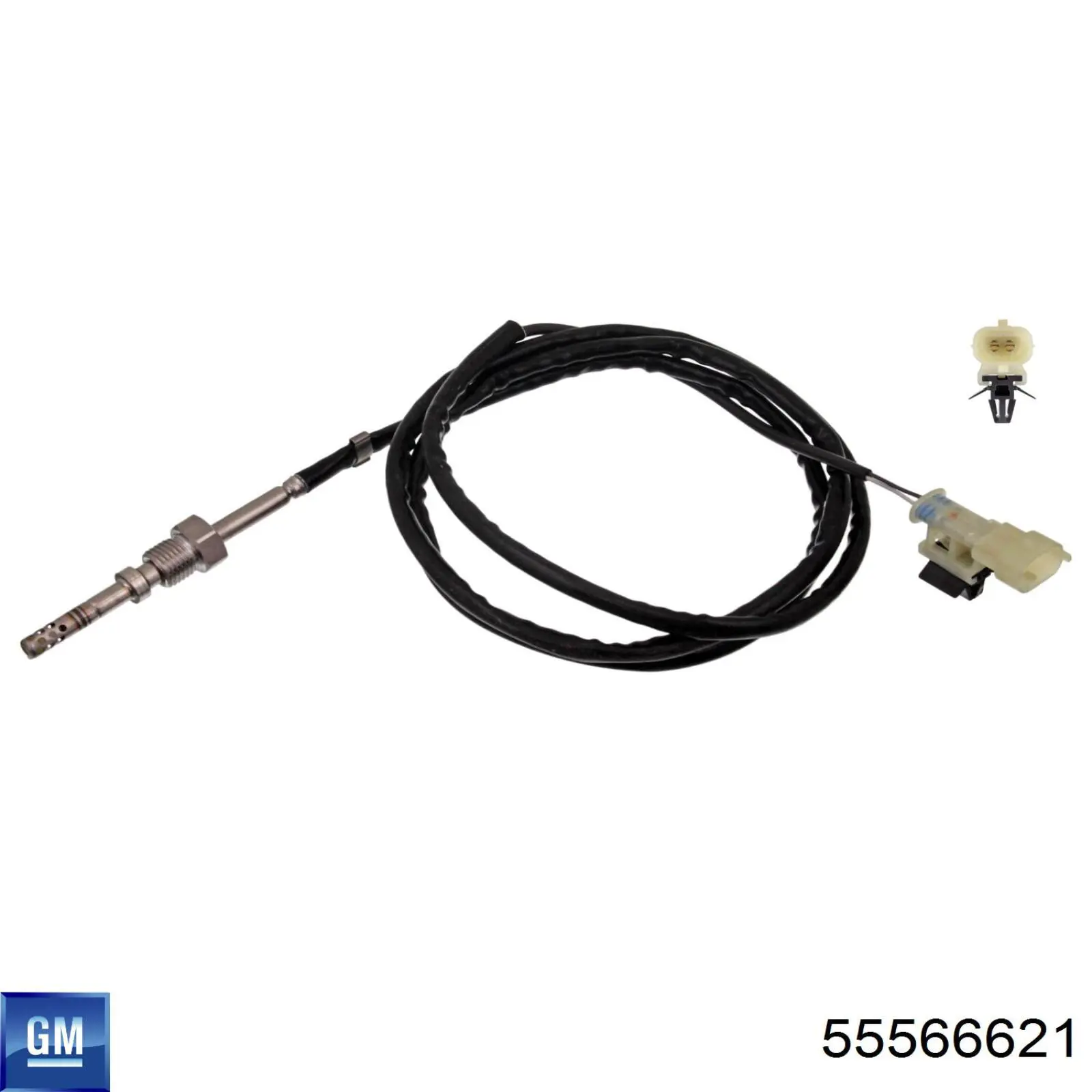 55566621 General Motors sensor de temperatura, gas de escape, después de filtro hollín/partículas