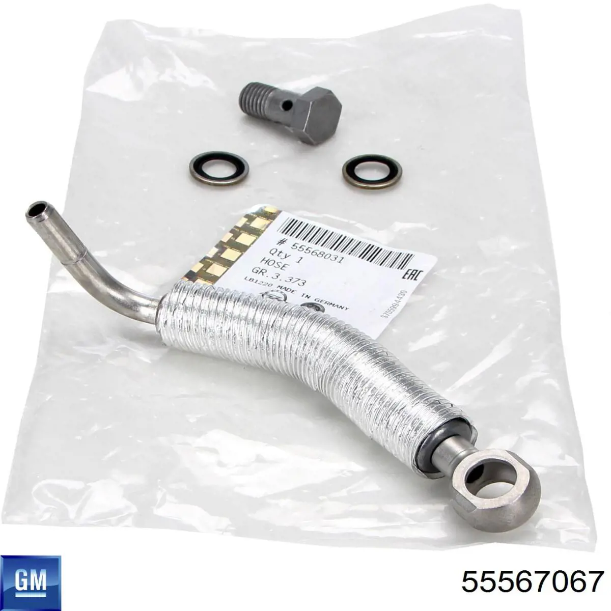 Comprar 55567067 General Motors Manguera de retorno de refrigerante del turbocompresor