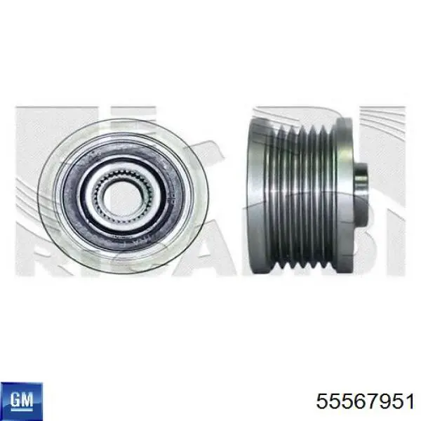 Polea rueda libre General Motors 55567951 precio, desde 29,71 EUR
