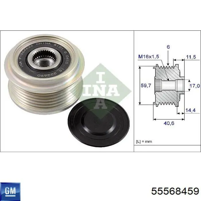 APA4290 Krauf poleas juego de piezas