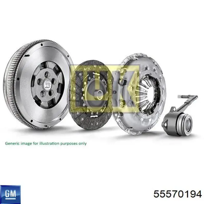 Volante motor 55191690 General Motors