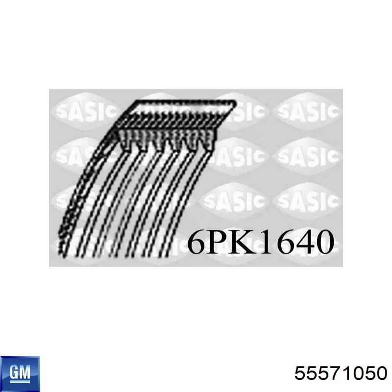 Correa de transmisión trapezoidal General Motors 55571050 precio, desde 18,62 EUR