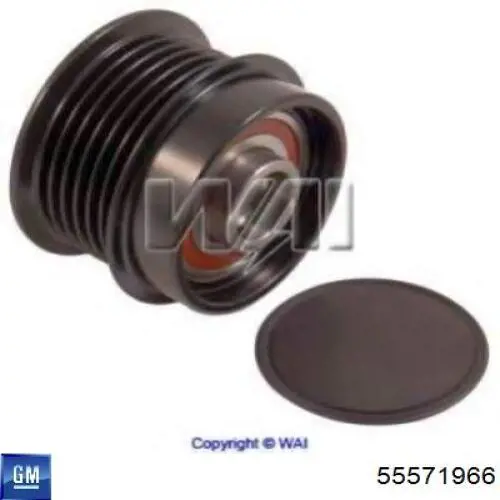 Comprar 55571966 General Motors Rueda libre del alternador
