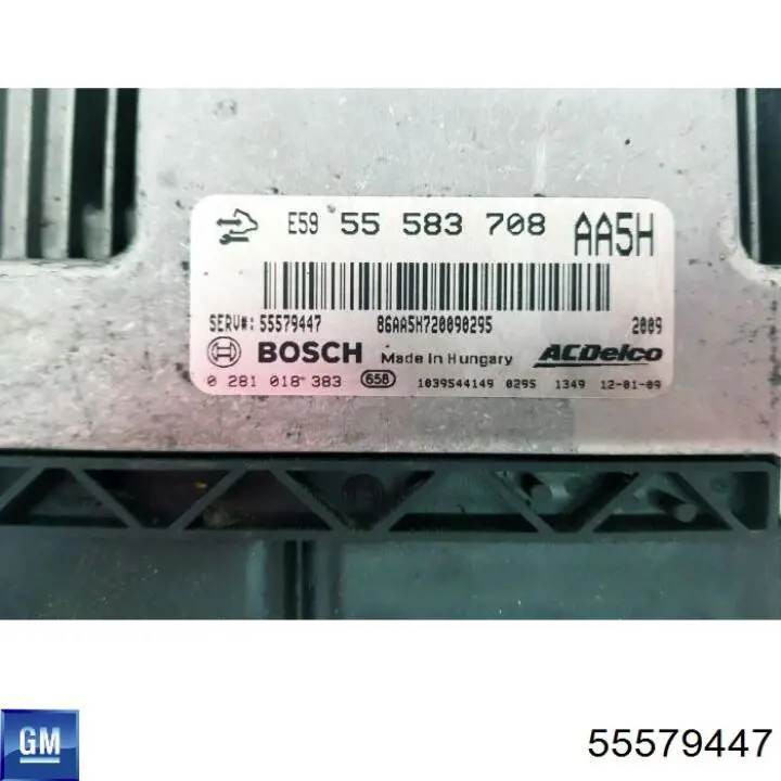Comprar 55579447 General Motors ECU
