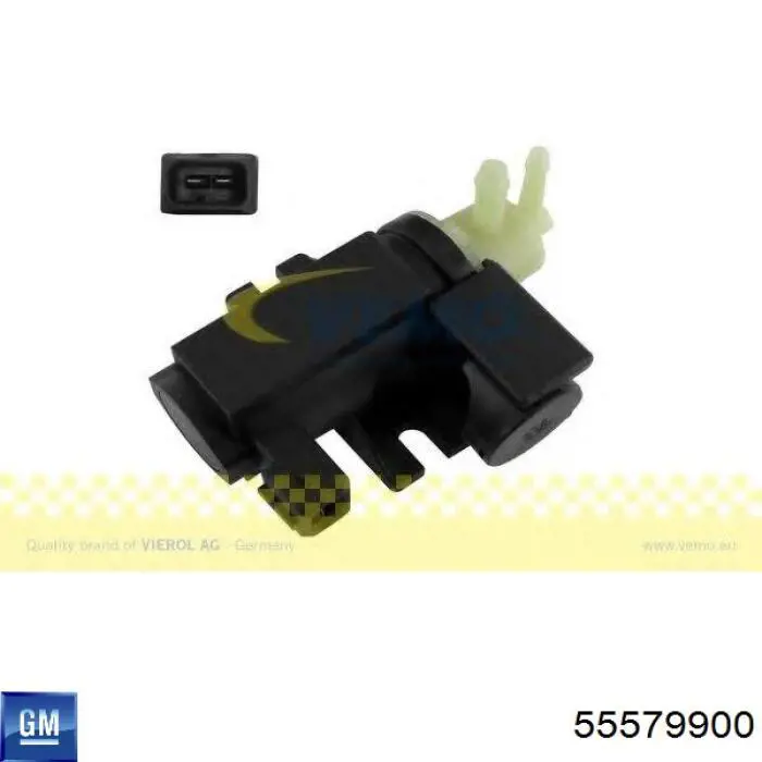 Válvula solenoide de control de presión de sobrealimentación 55575611 Peugeot/Citroen