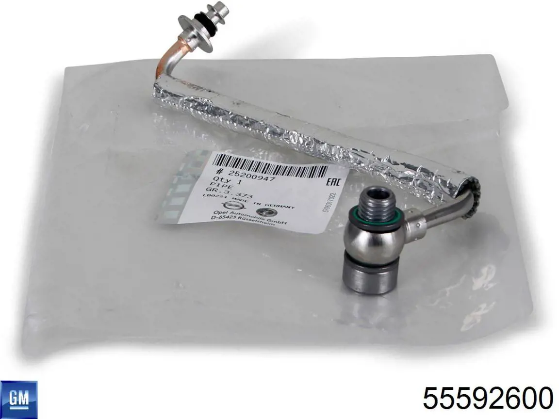 Tubo de suministro de aceite a la turbina General Motors 55592600 precio, desde 23,47 EUR