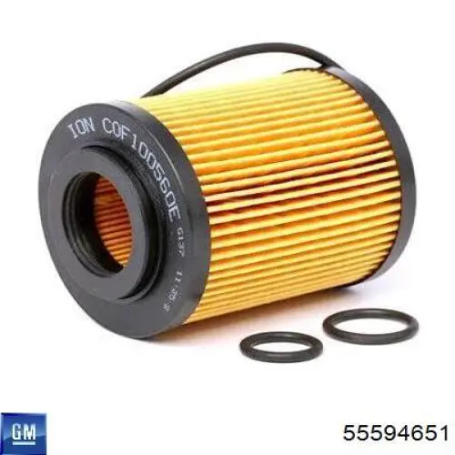Filtro de aceite Opel Zafira P12