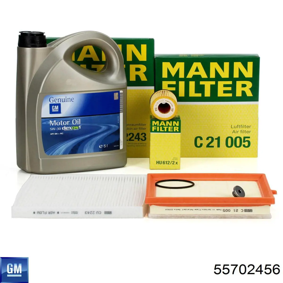 Filtro de habitáculo 55702456 General Motors
