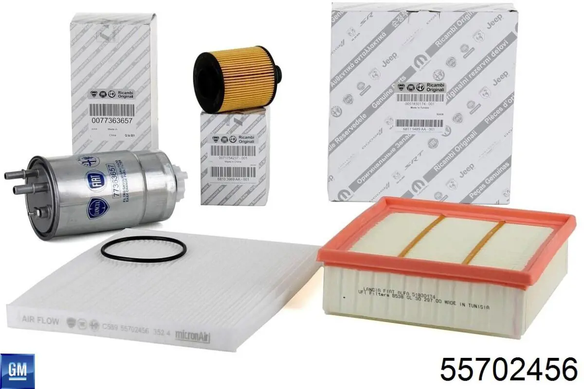 Filtro de habitáculo 55702456 General Motors