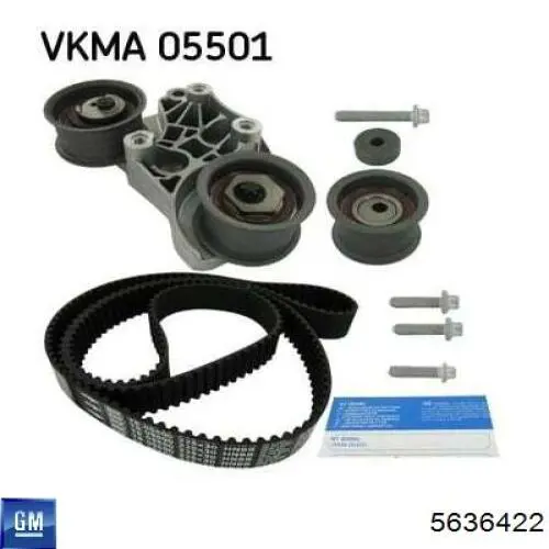 Polea correa distribución General Motors 5636422 precio, desde 33,14 EUR