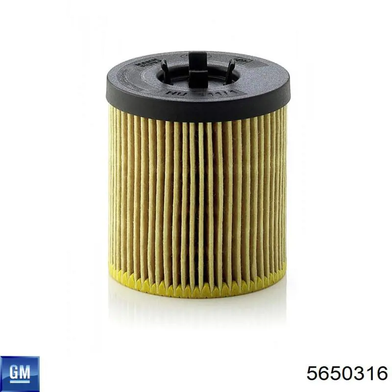 5650316 General Motors filtro de aceite