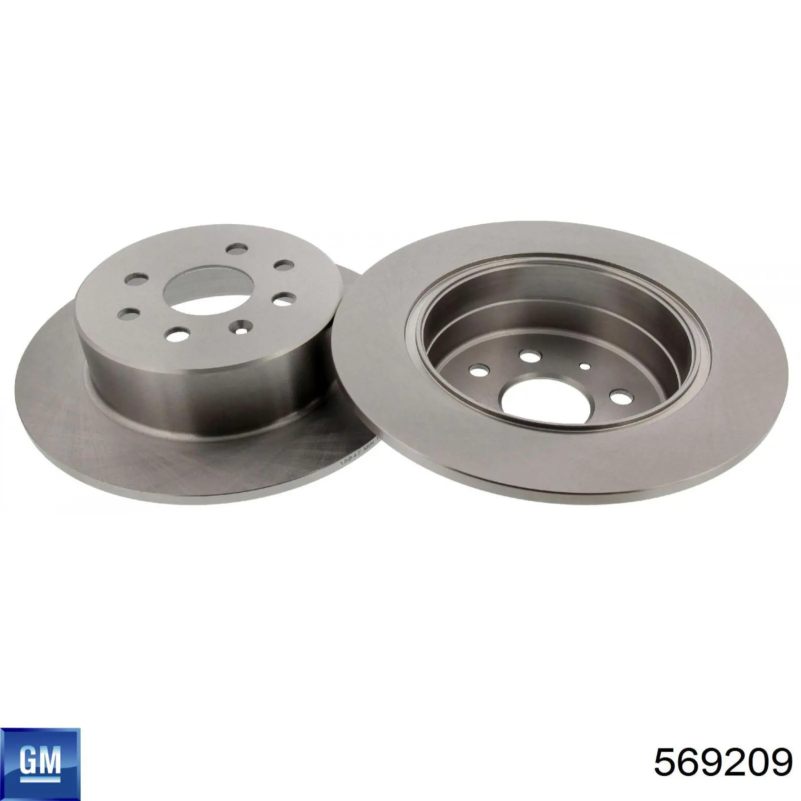 569209 General Motors Freno de disco trasero