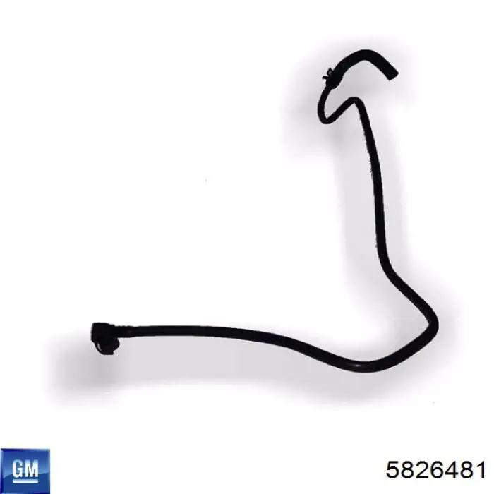 Comprar 5826481 Opel Manguera de calefacción de la mariposa de aceleración