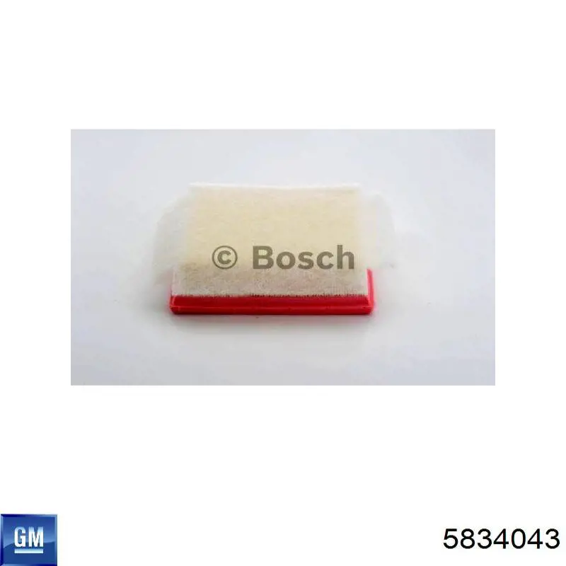5834043 General Motors Filtro de aire de motor