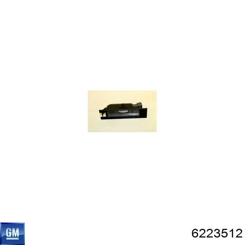 Lampara de matricula Opel Zafira B monovolumen (A05) (2005 - 2011) precio, desde 32,22 EUR