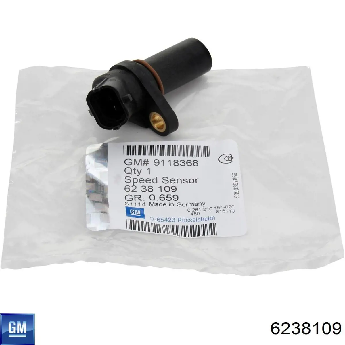 Sensor de cigüeñal 6238109 General Motors