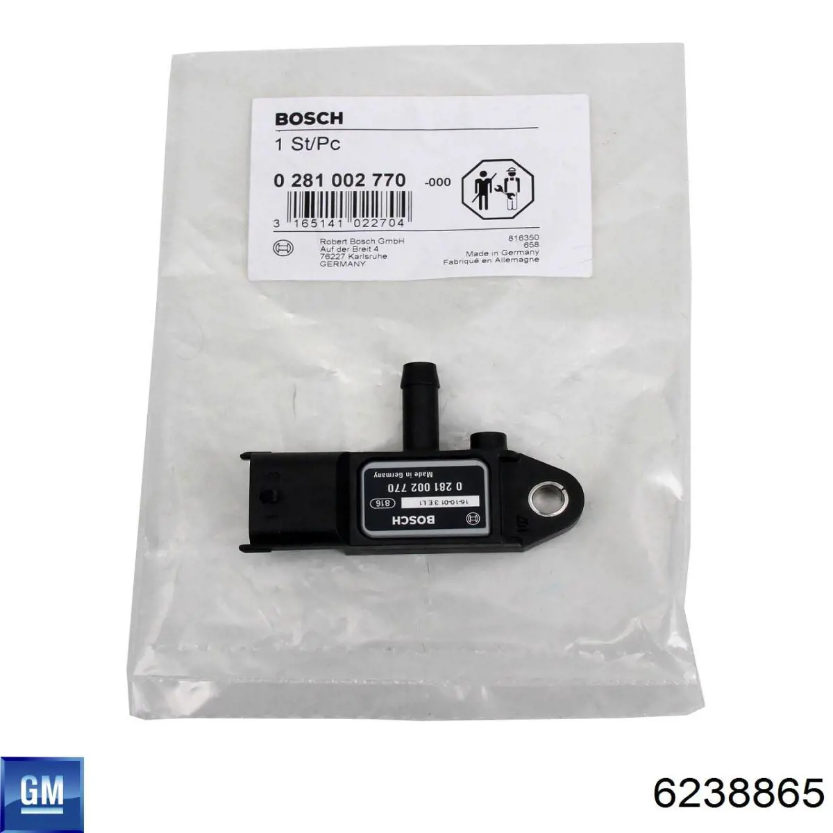 Sensor De Presion Del Colector De Admision Alfa Romeo 147 937