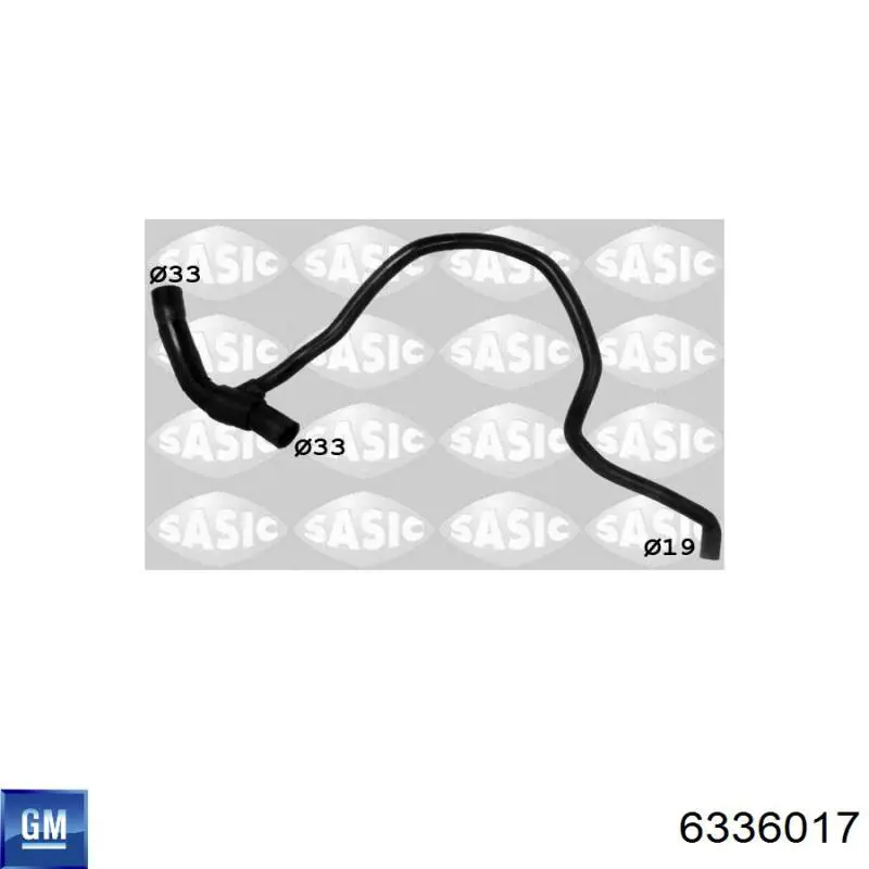 Manguera inferior del radiador General Motors 6336017 precio, desde 31,06 EUR