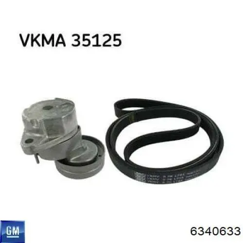 Correa trapezoidal Opel Astra 51, 52, F35, M35