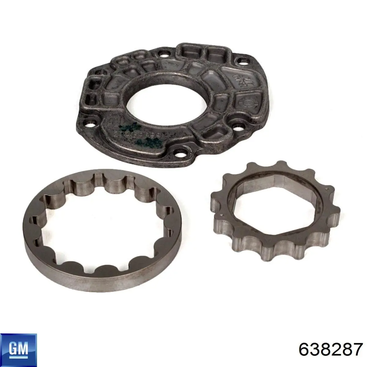 Junta de tapa frontal del motor General Motors 638287
